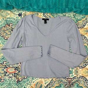 Women’s Forever 21 Long Sleeve Crop Top